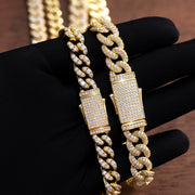 Solid Gold Diamond Cuban Chain - deposit