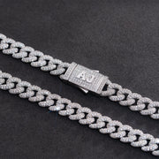 S925 Moissanite Cuban Chain or Bracelet