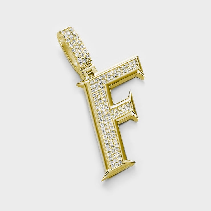 Custom Made F Moissanite Pendant