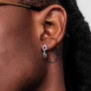 S925 Moissanite Mariner Link Earrings