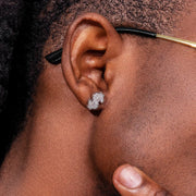 S925 Dollar Sign Stud Earrings