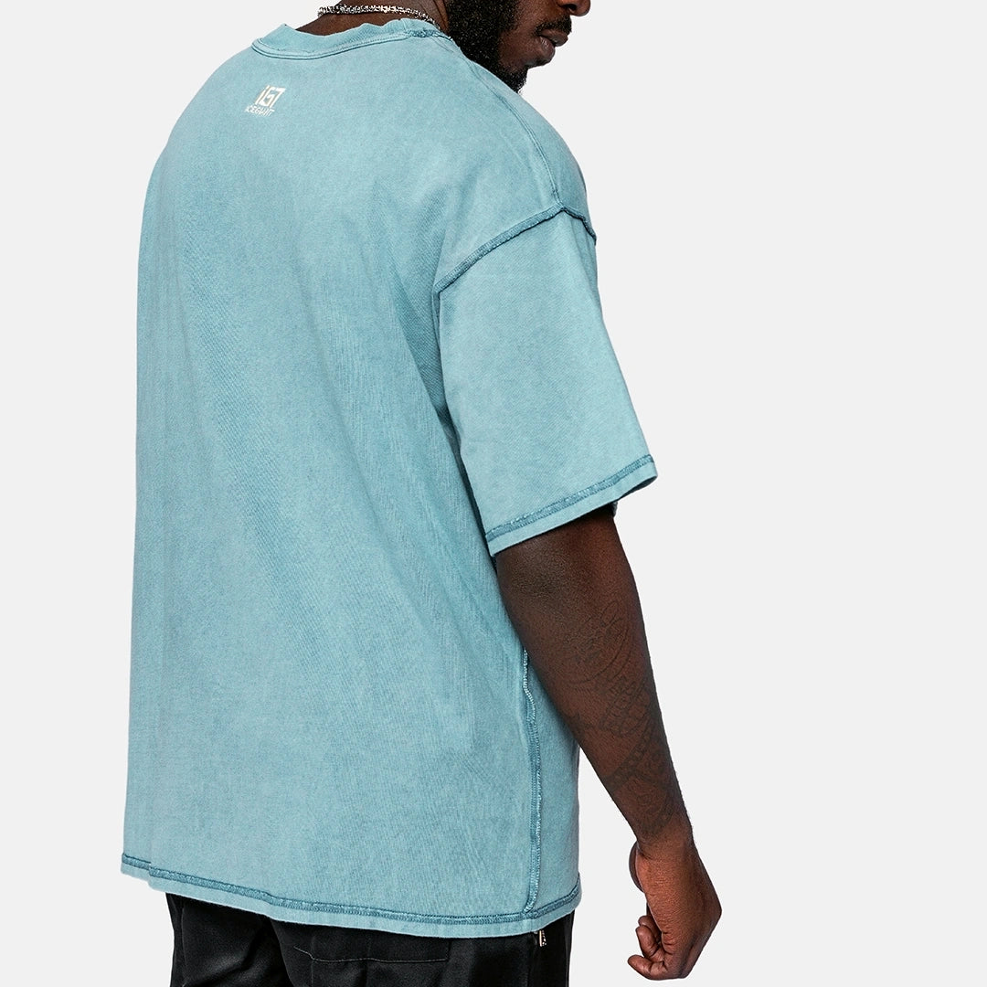Custom Denim Graphic Tee