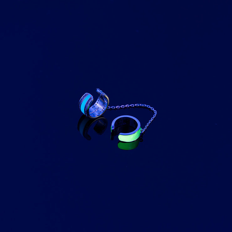Cyberpunk Fluorescent Ear Clip