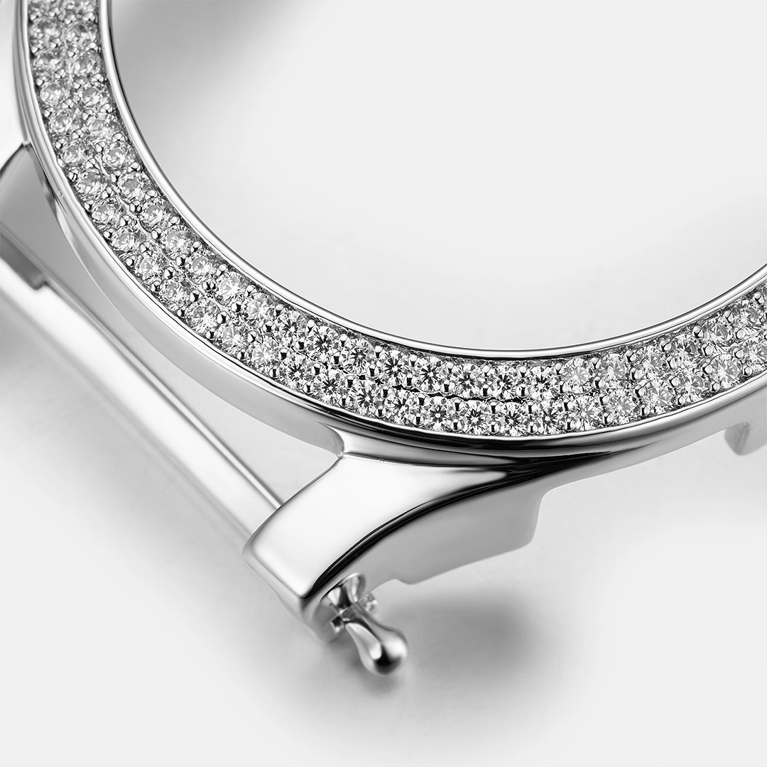 Moissanite Bezel Case Cover For Galaxy Watch