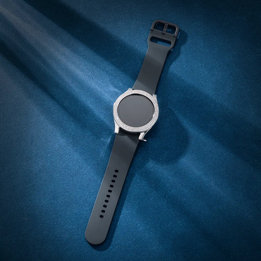 Moissanite Bezel Case Cover For Galaxy Watch