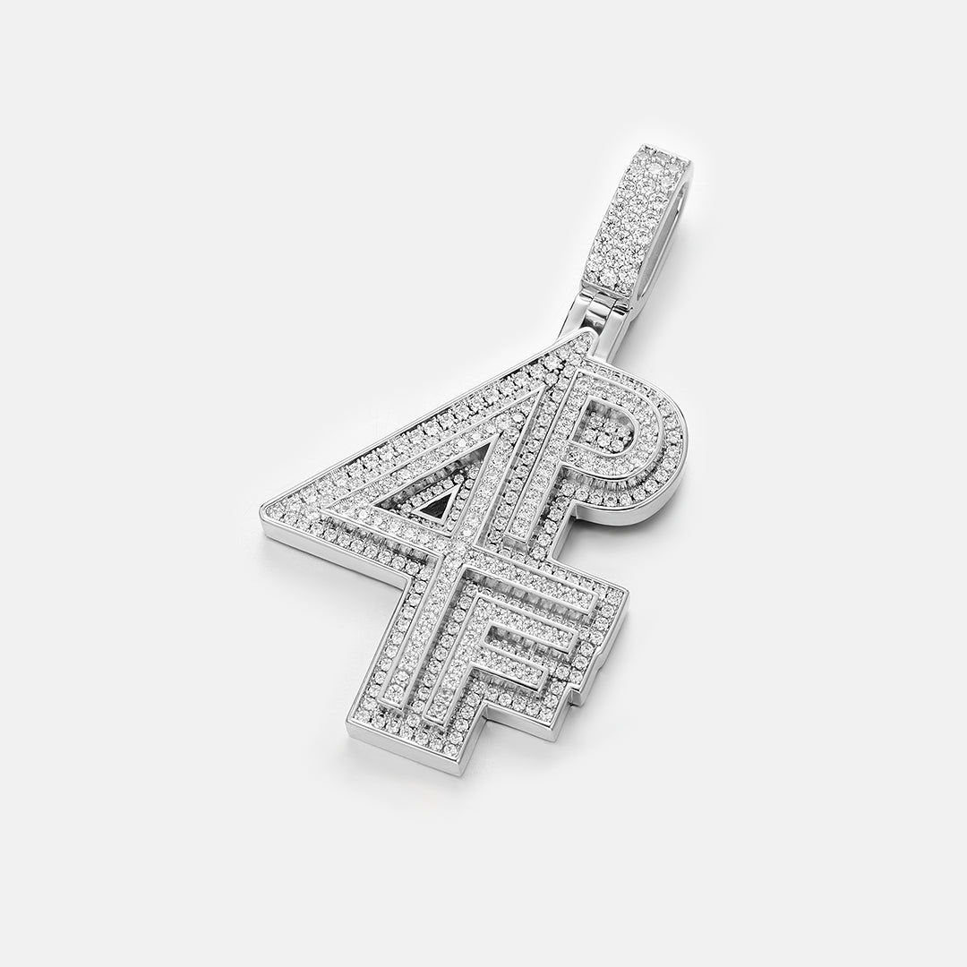Custom Made 4PF Moissanite Pendant