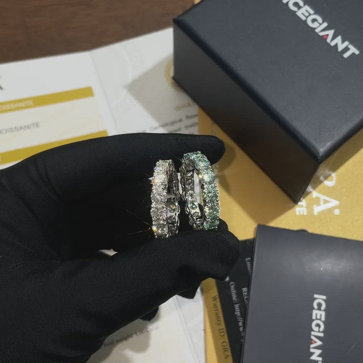 5mm Moissanite Eternity Ring