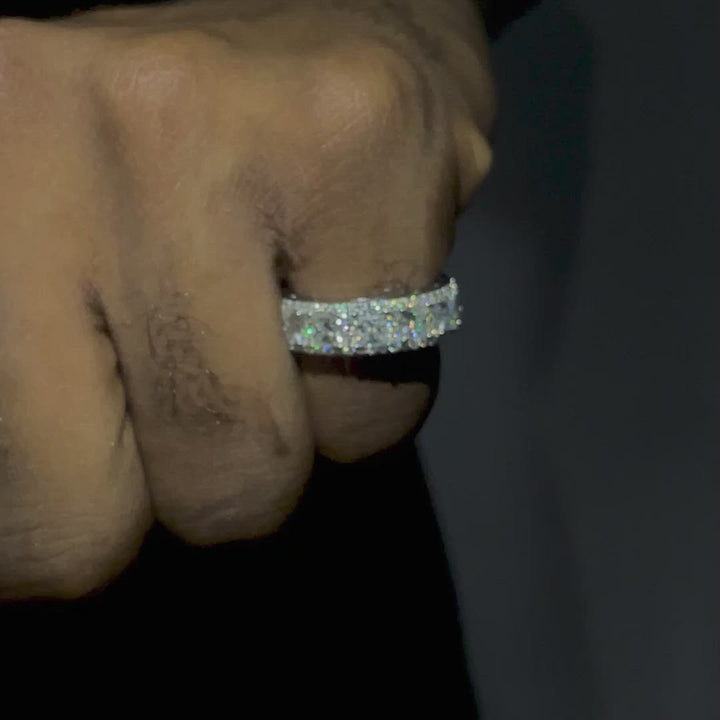 Iconic Princess Cut Halo Ring