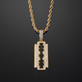 Double Edge Razor Blade Pendant