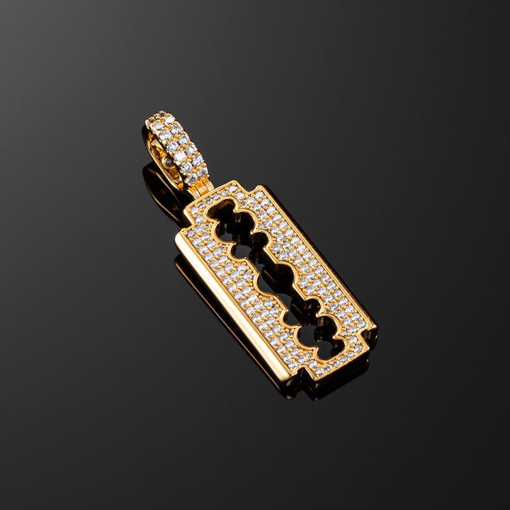Double Edge Razor Blade Pendant