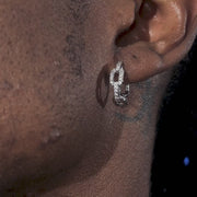 S925 Moissanite Mariner Link Earrings