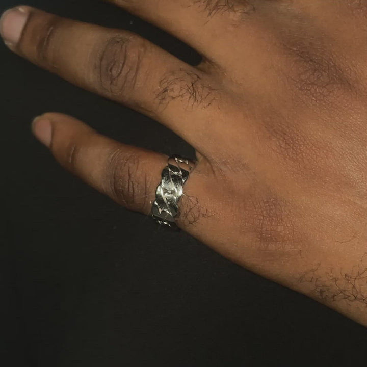 8mm Miami Cuban Ring