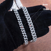 S925 Moissanite Cuban Chain or Bracelet