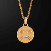 Double-Sided Face Pendant