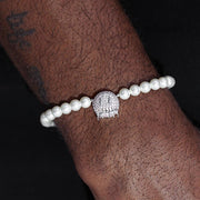S925 Moissanite Emoji Pearl Bracelet