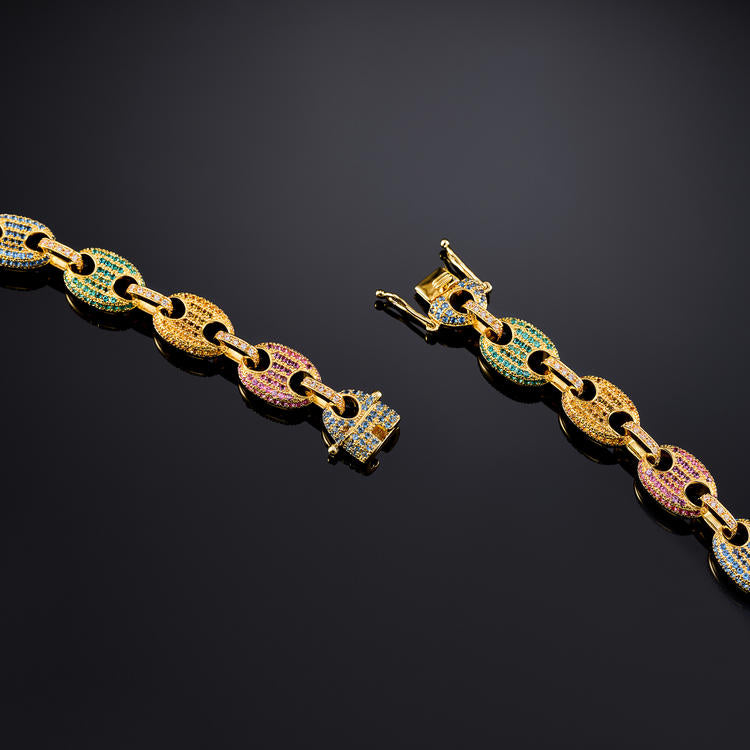 10mm Gucci Link Multi-colored - iGT