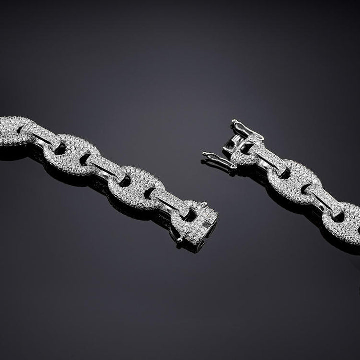 12mm Gucci Link White Gold - iGT
