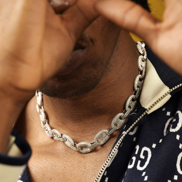 12mm Gucci Link White Gold - iGT