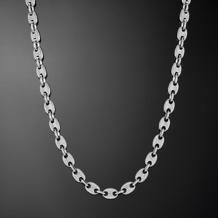 10mm Gucci Link White Gold - iGT