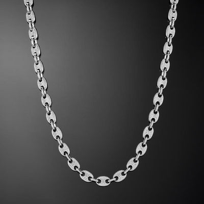 10mm Gucci Link White Gold - iGT