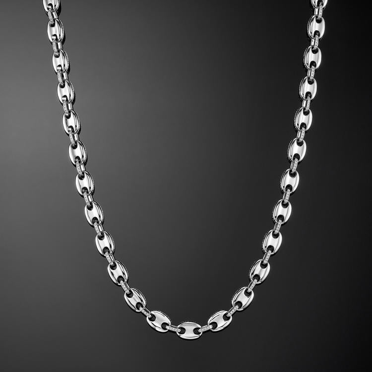 10mm Gucci Link White Gold - iGT