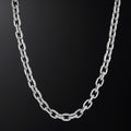10mm H-Link Chain in White Gold