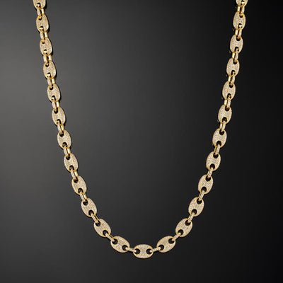10mm Gucci Link Yellow  Gold - iGT
