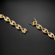 10mm Gucci Link Yellow  Gold - iGT