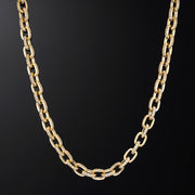 10mm H-Link Chain in Yellow Gold