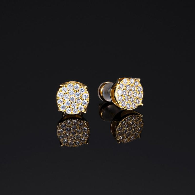 925 Sterling Silver Cluster Earrings
