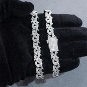 S925 Moissanite Crown of Thorns Chain or Bracelet