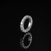 5mm Moissanite Eternity Ring