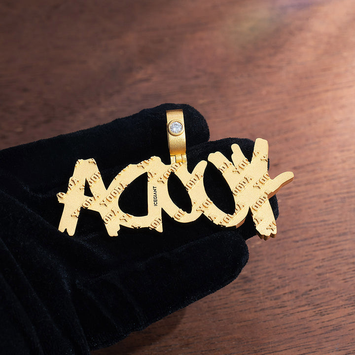Deposit - Custom Hollow Letter Pendant
