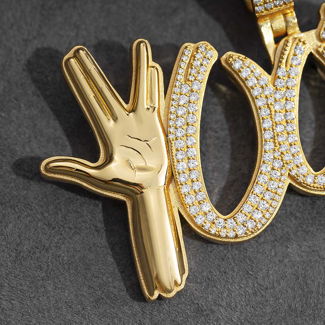 Deposit - Custom Hollow Letter Pendant