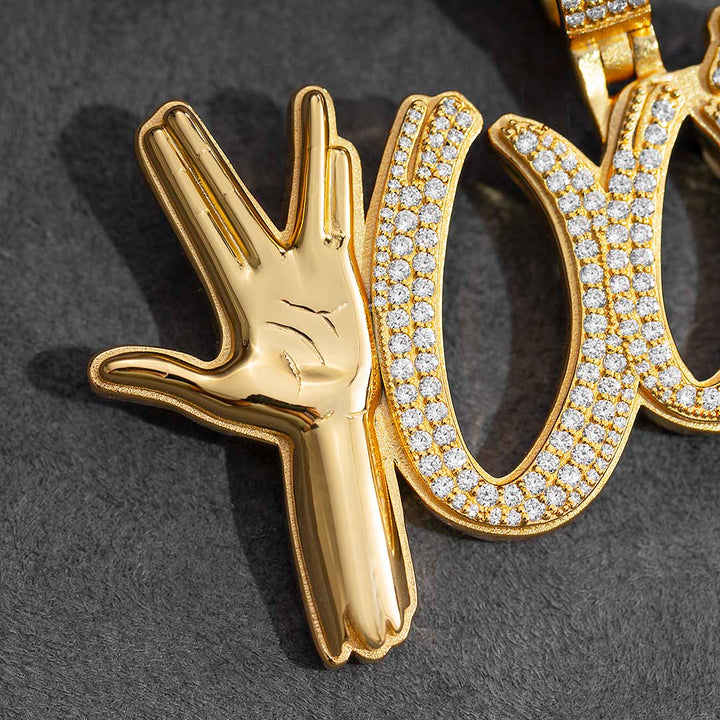 Deposit - Custom Hollow Letter Pendant