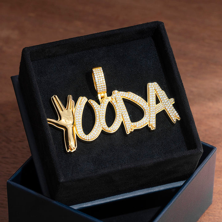 Deposit - Custom Hollow Letter Pendant