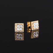 925 Sterling Silver Square Earrings