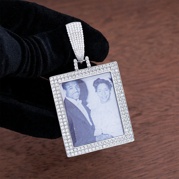 Custom Rectangle Picture Pendant