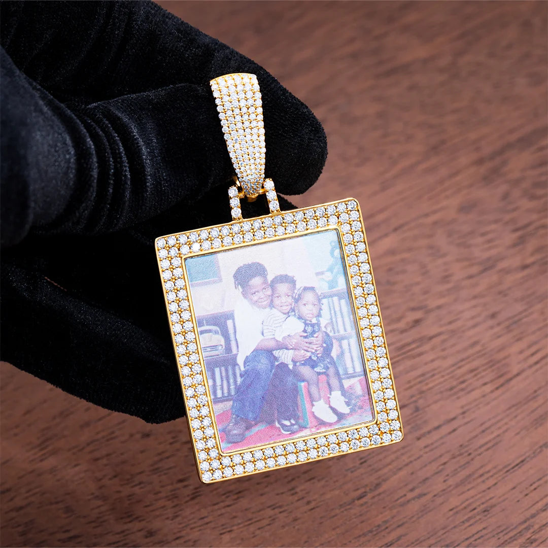 Custom Rectangle Picture Pendant