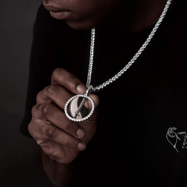 Custom Spinning Photo Pendant