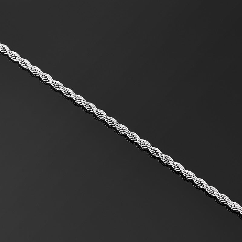 925 Sterling Silver 2.3mm Rope Chain