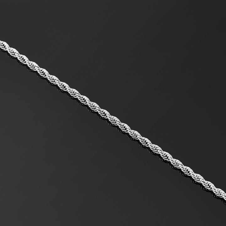 925 Sterling Silver 2.3mm Rope Chain